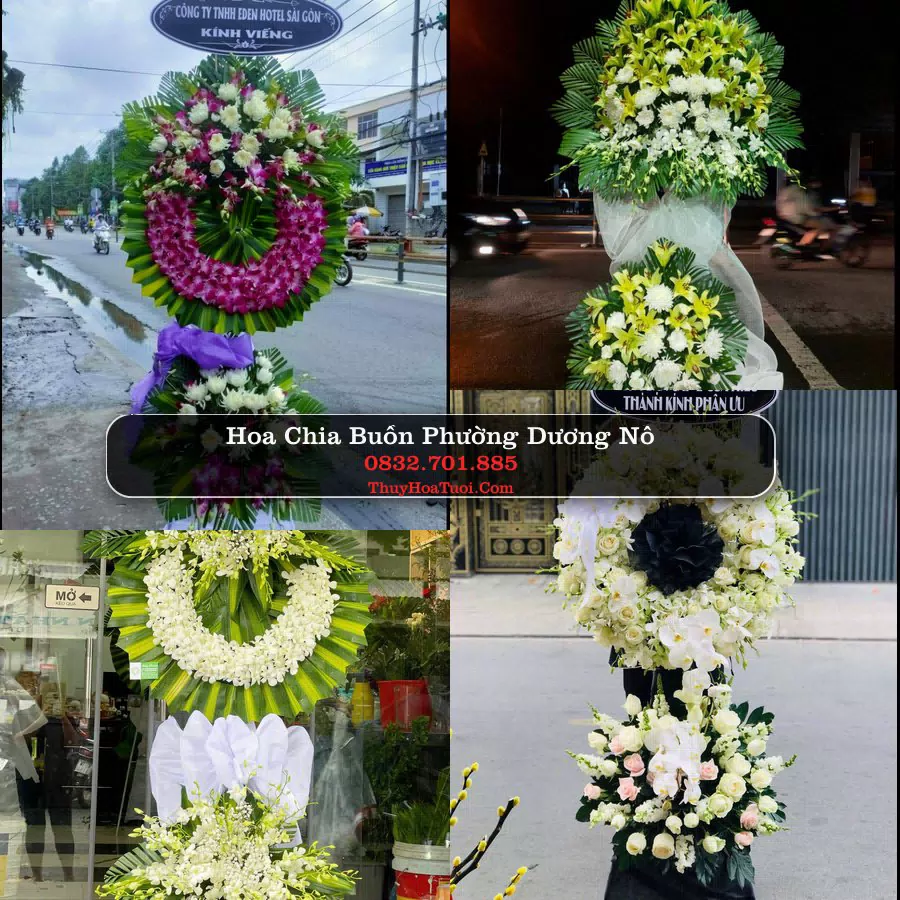 Kệ hoa tang lễ giao tại Phường Dương Nỗ, Huế