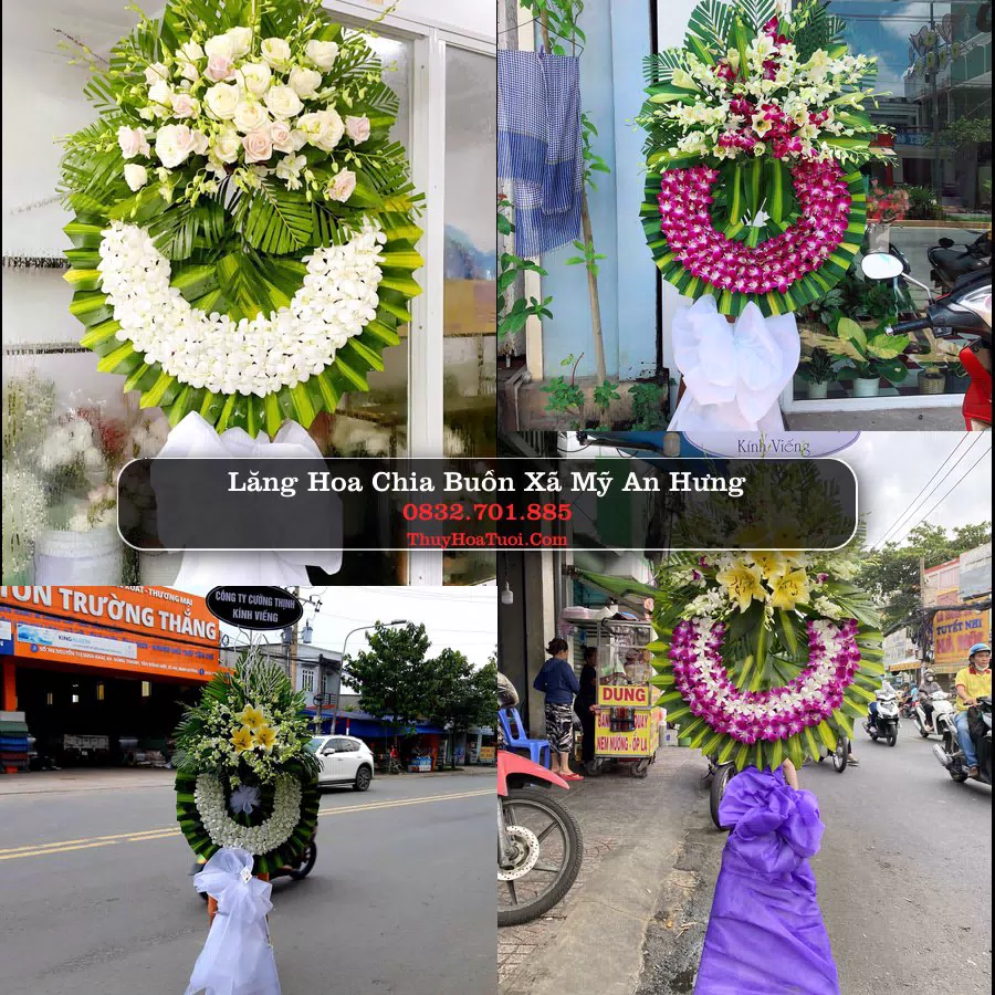 Vòng hoa chia buồn Xã Mỹ An Hưng - ThuyHoaTuoi.Com