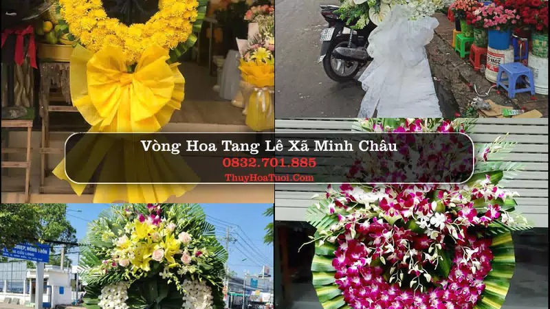 Đặt Vòng Hoa Tang Lễ tại Xã Minh Châu, Nghệ An