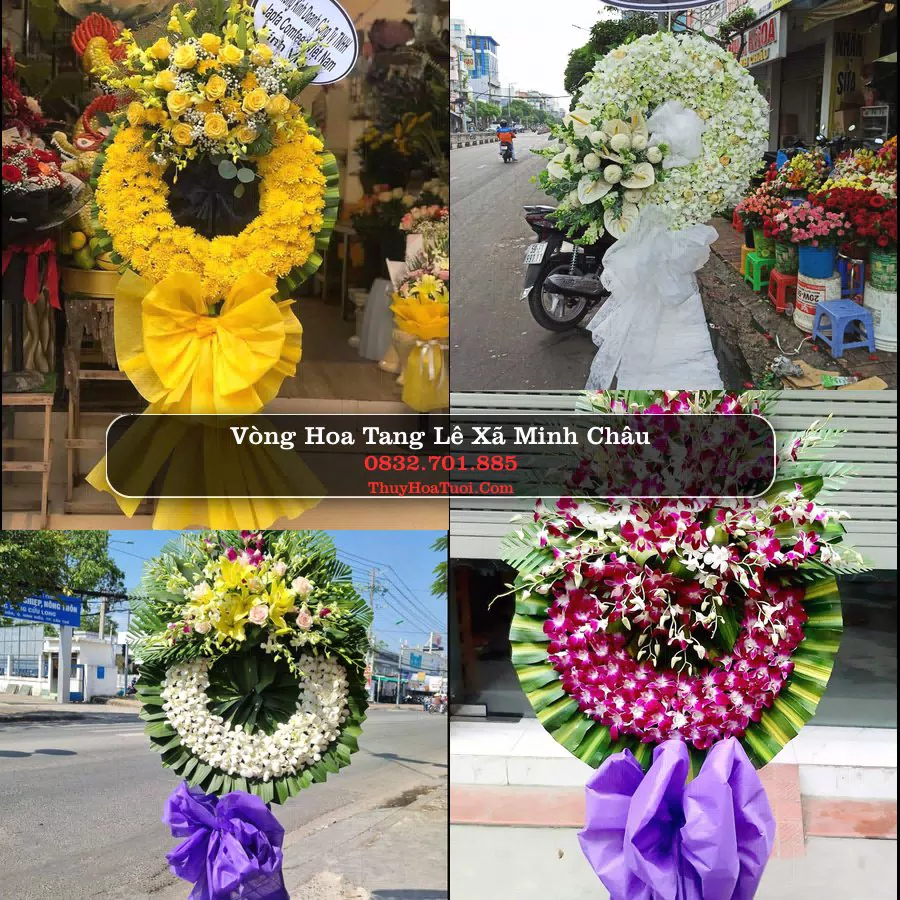 Đặt Vòng Hoa Tang Lễ tại Xã Minh Châu, Nghệ An