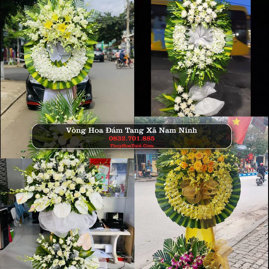 Kệ hoa tang lễ giao tại Xã Nam Ninh, Ninh Bình