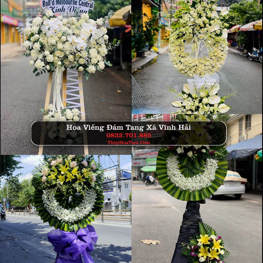 Đặt Vòng Hoa Chia Buồn tại Xã Vĩnh Hải, Hải Phòng