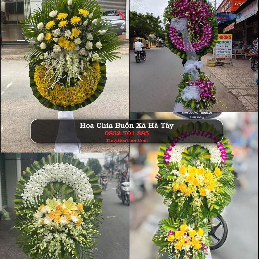 Vòng hoa chia buồn Xã Hà Tây - ThuyHoaTuoi.Com