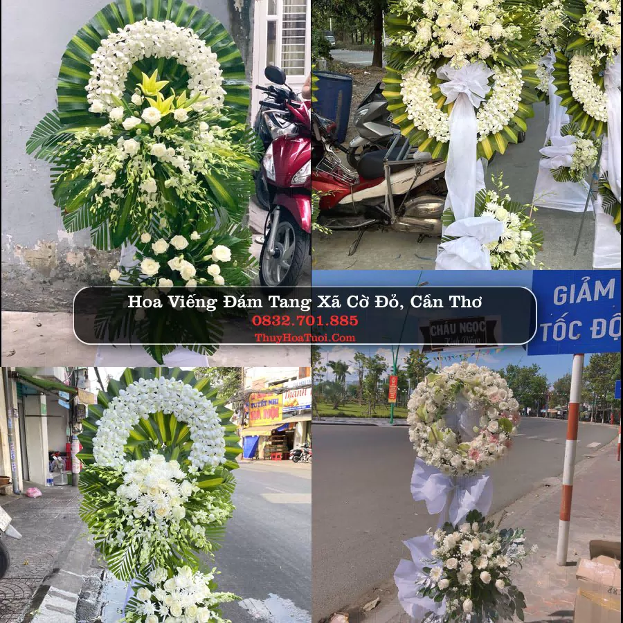 Kệ hoa tang lễ giao tại Xã Cờ Đỏ, Cần Thơ
