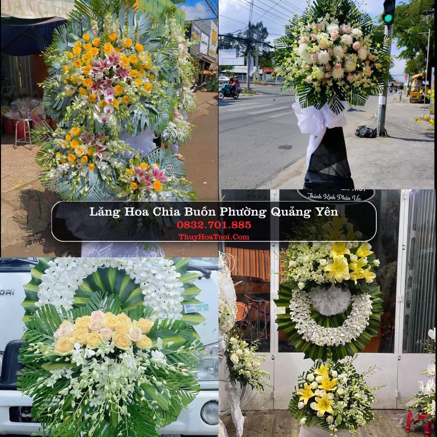 Vòng hoa chia buồn Phường Quảng Yên - ThuyHoaTuoi.Com