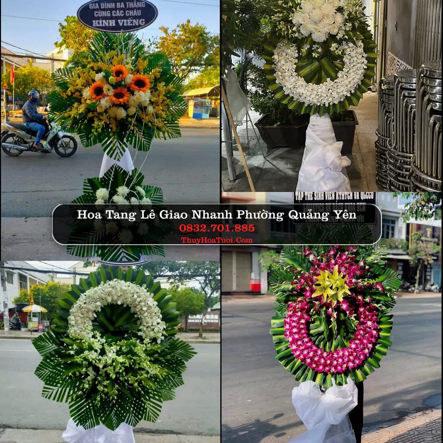 Kệ hoa tang lễ giao tại Phường Quảng Yên, Quảng Ninh