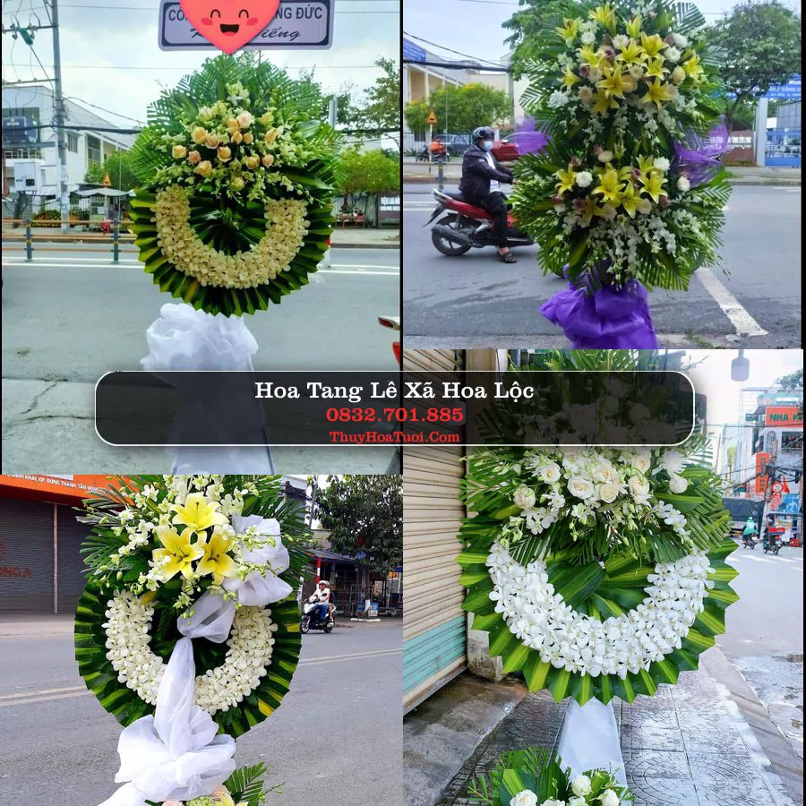 Kệ hoa tang lễ giao tại Xã Hoa Lộc, Thanh Hóa