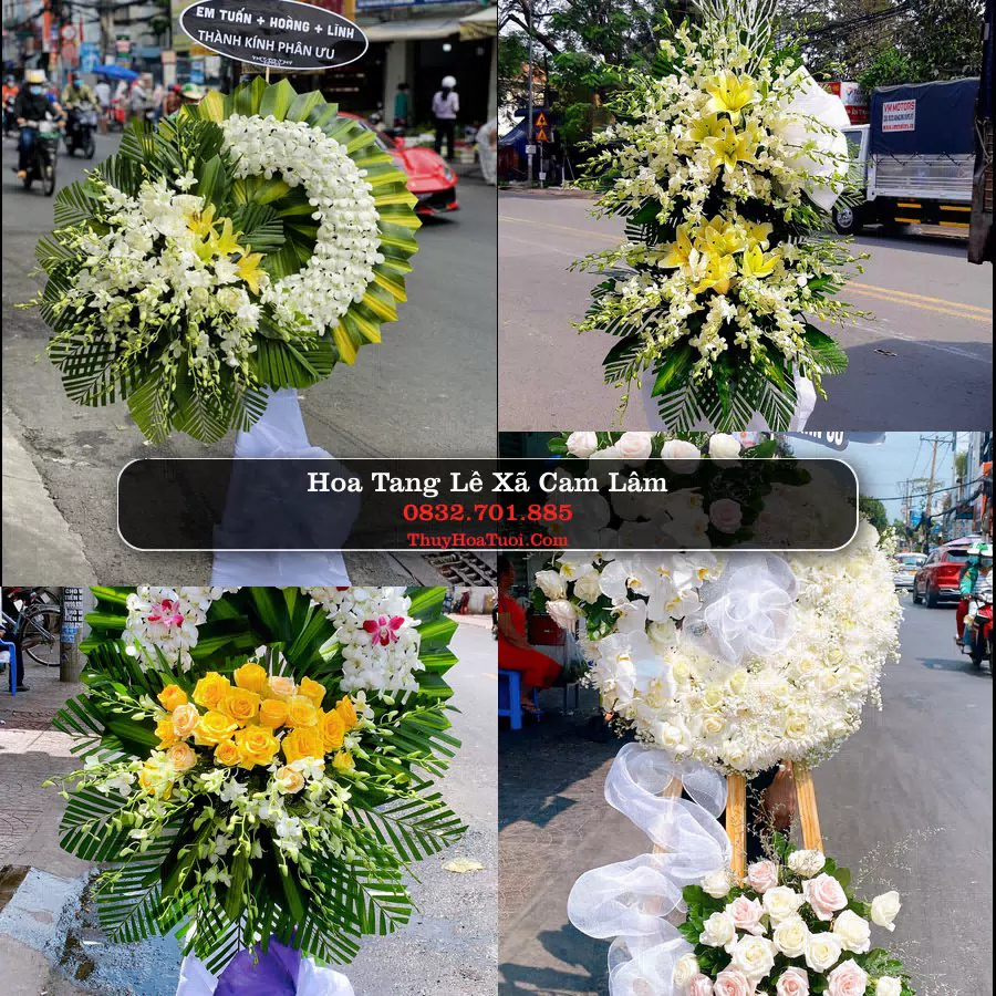 Kệ hoa tang lễ giao tại Xã Cam Lâm, Khánh Hòa