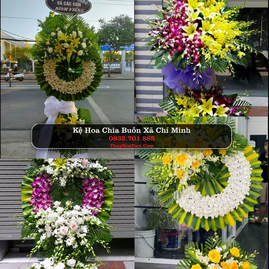 Vòng hoa chia buồn Xã Chí Minh - ThuyHoaTuoi.Com