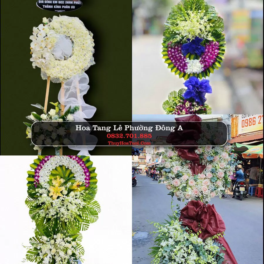 Đặt Vòng Hoa Chia Buồn tại Phường Đông A, Ninh Bình