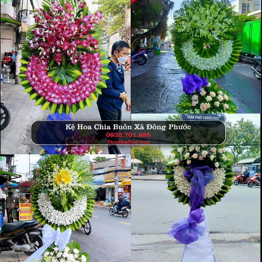 Đặt Vòng Hoa Chia Buồn tại Xã Đông Phước, Cần Thơ