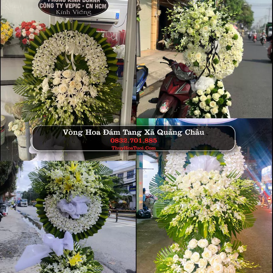 Đặt Vòng Hoa Tang Lễ tại Xã Quảng Châu, Nghệ An
