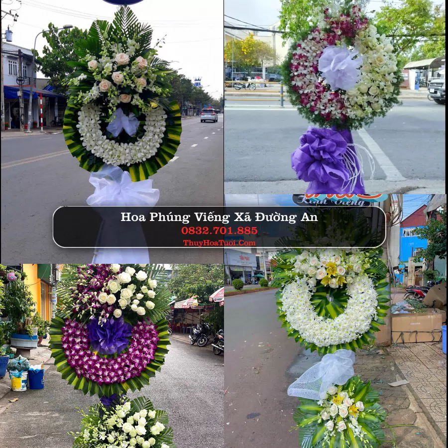 Vòng hoa chia buồn Xã Đường An - ThuyHoaTuoi.Com