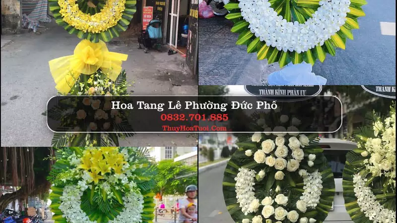 Đặt Hoa Tang Lễ tại Phường Đức Phổ, Quảng Ngãi