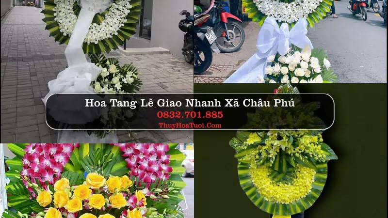Đặt Hoa Chia Buồn tại Xã Châu Phú, An Giang