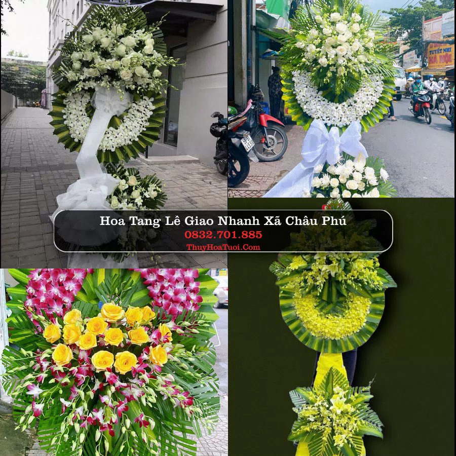 Đặt Hoa Chia Buồn tại Xã Châu Phú, An Giang
