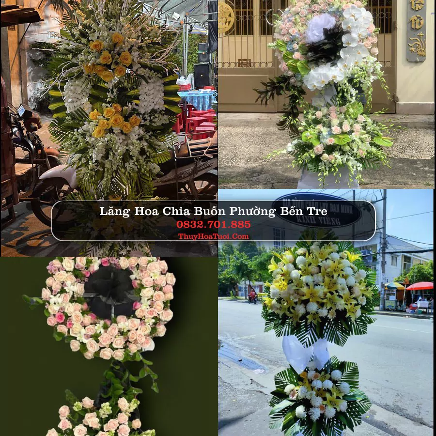 Vòng hoa chia buồn Phường Bến Tre - ThuyHoaTuoi.Com