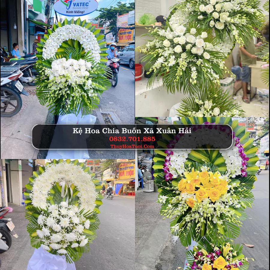 Vòng hoa chia buồn Xã Xuân Hải - ThuyHoaTuoi.Com