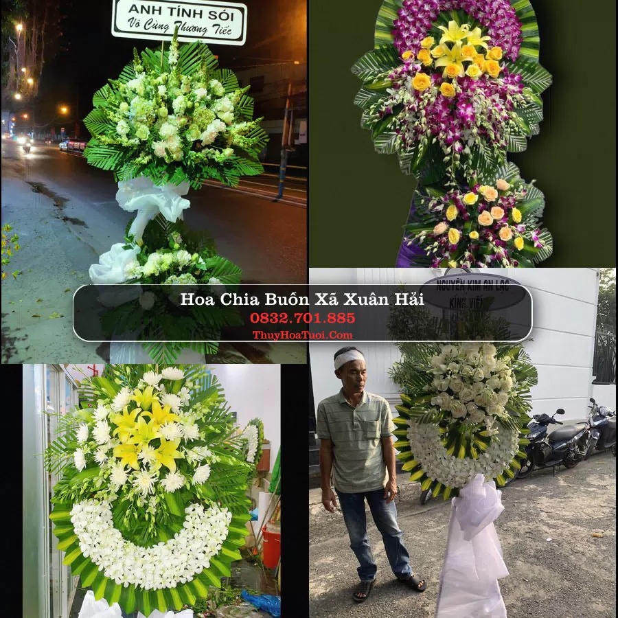 Kệ hoa tang lễ giao tại Xã Xuân Hải, Khánh Hòa