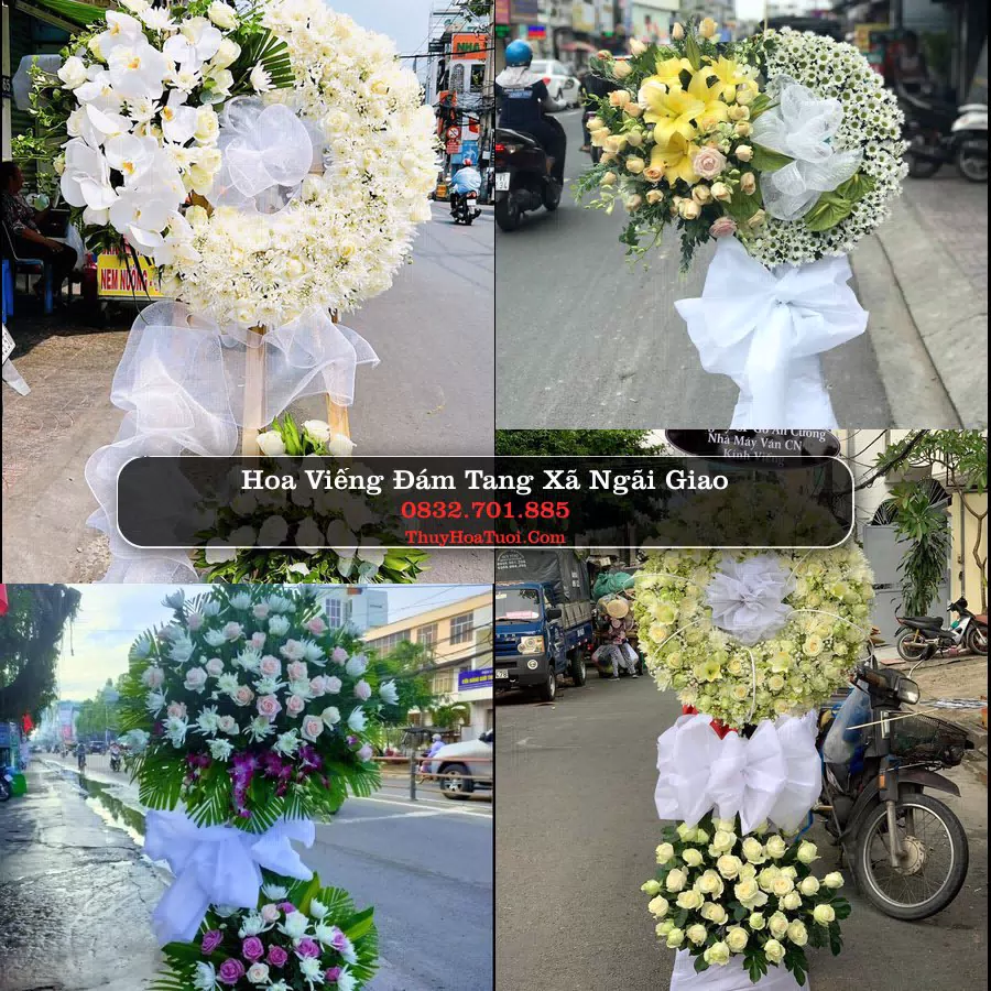 Đặt Vòng Hoa Chia Buồn tại Xã Ngãi Giao, TP.HCM