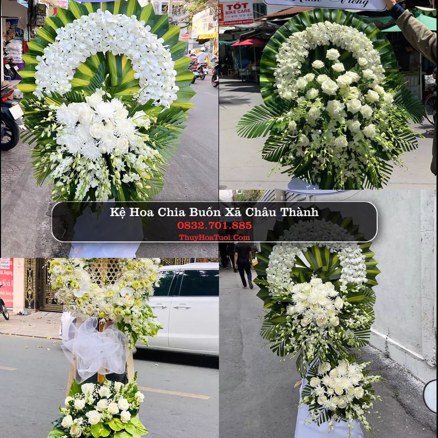 Vòng hoa chia buồn Xã Châu Thành - ThuyHoaTuoi.Com