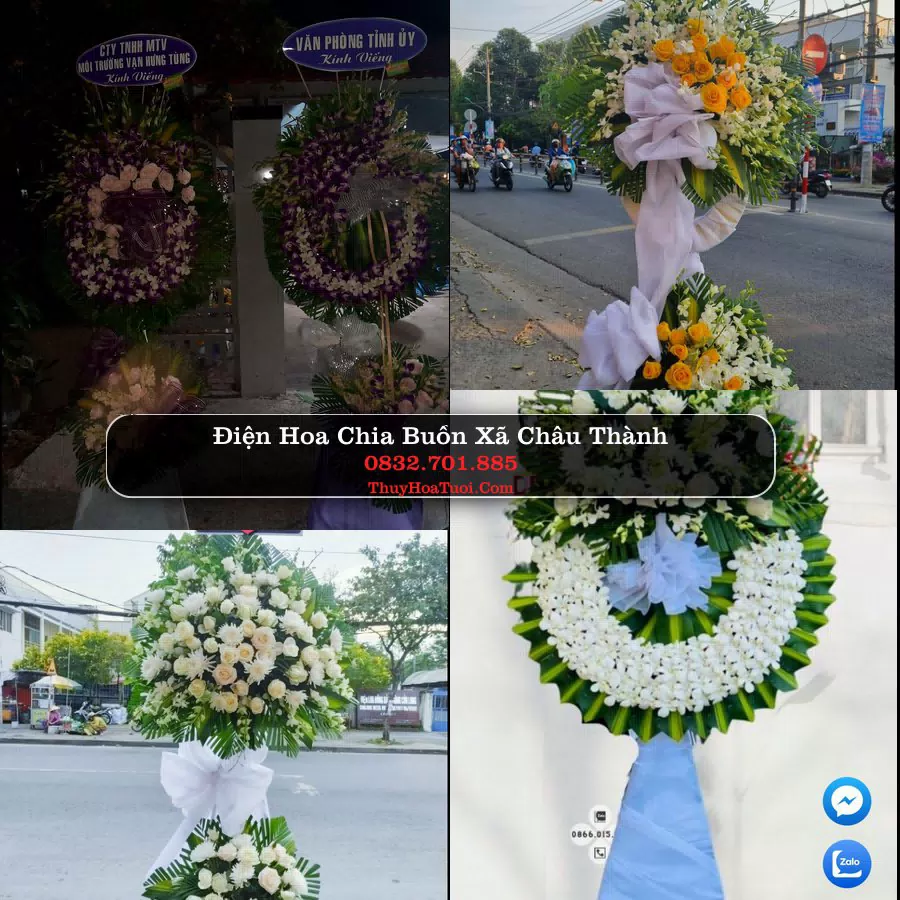 Kệ hoa tang lễ giao tại Xã Châu Thành, An Giang