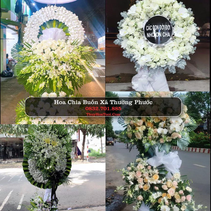 Đặt Vòng Hoa Tang Lễ tại Xã Thường Phước, Đồng Tháp