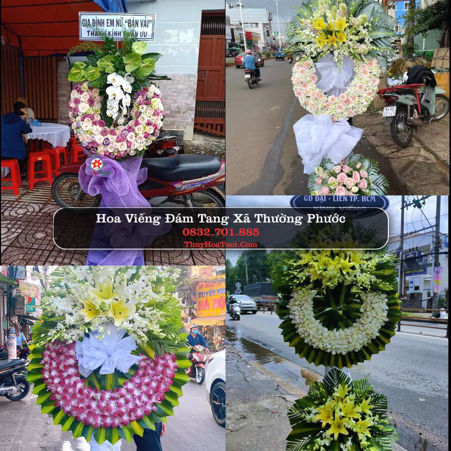 Vòng hoa chia buồn Xã Thường Phước - ThuyHoaTuoi.Com