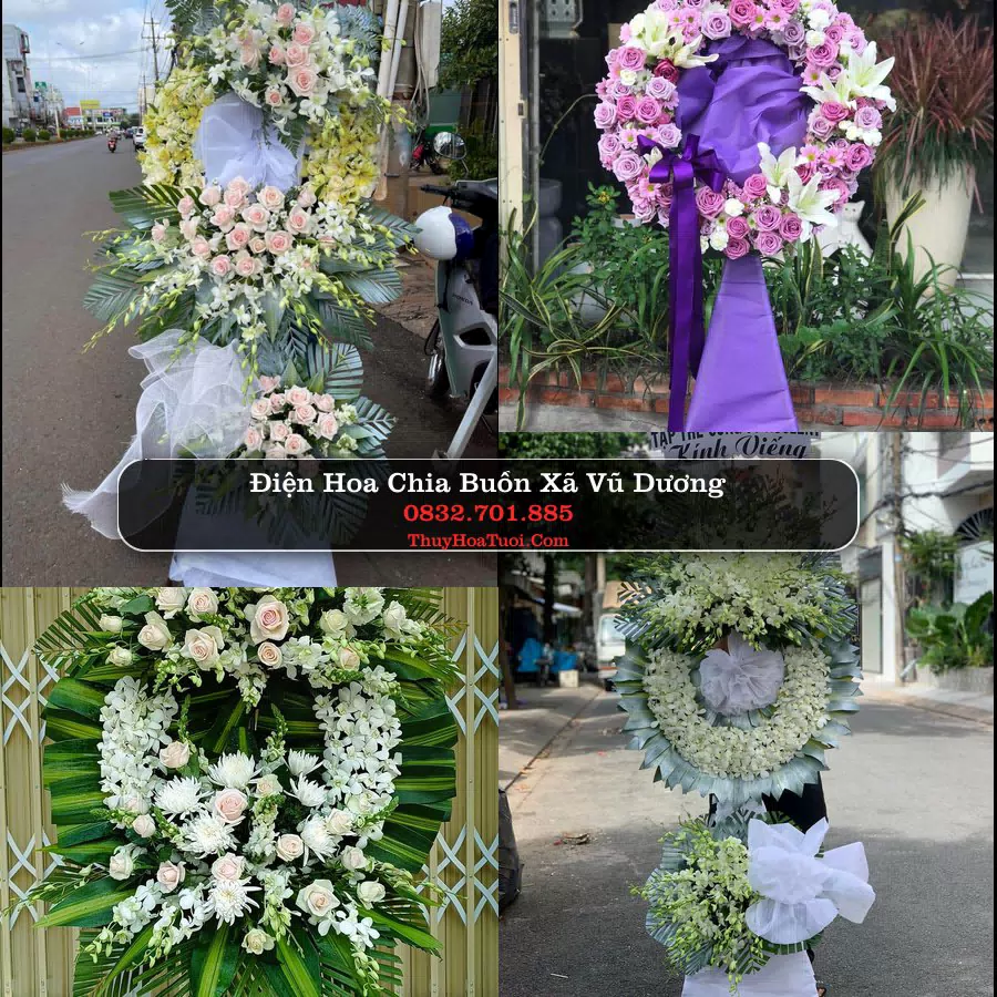 Đặt Vòng Hoa Chia Buồn tại Xã Vũ Dương, Ninh Bình