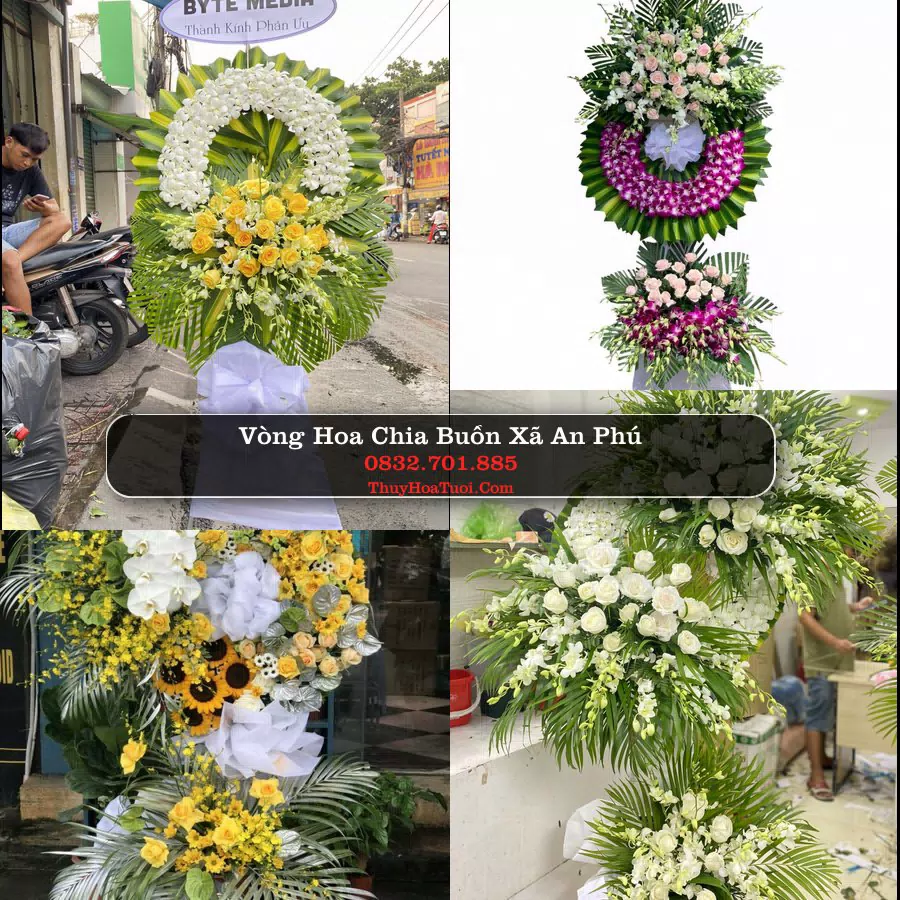 Vòng hoa chia buồn Xã An Phú - ThuyHoaTuoi.Com