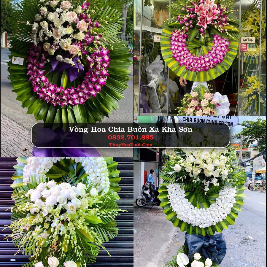 Vòng hoa chia buồn Xã Kha Sơn - ThuyHoaTuoi.Com