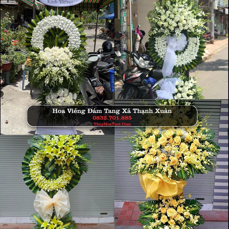 Vòng hoa chia buồn Xã Thạnh Xuân - ThuyHoaTuoi.Com