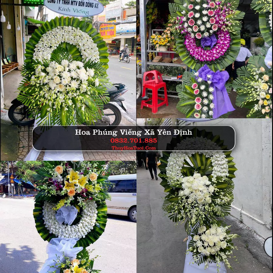 Kệ hoa tang lễ giao tại Xã Yên Định, Thanh Hóa