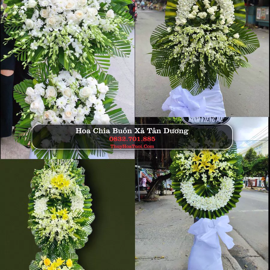 Đặt Vòng Hoa Chia Buồn tại Xã Tân Dương, Đồng Tháp