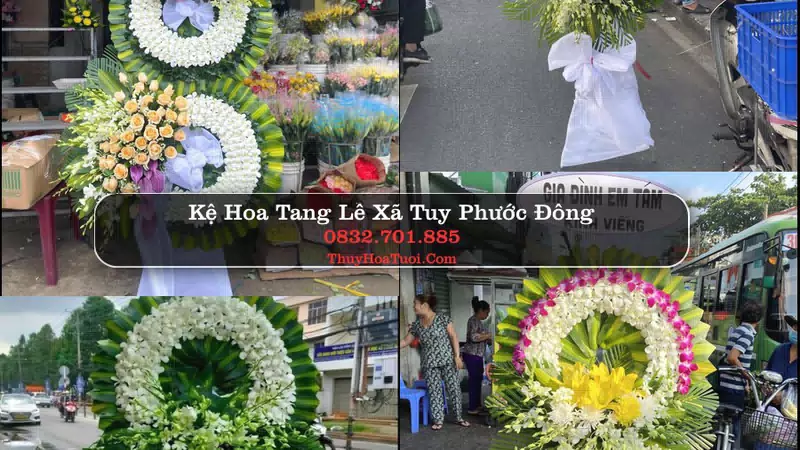 Đặt Hoa Tang Lễ tại Xã Tuy Phước Đông, Gia Lai
