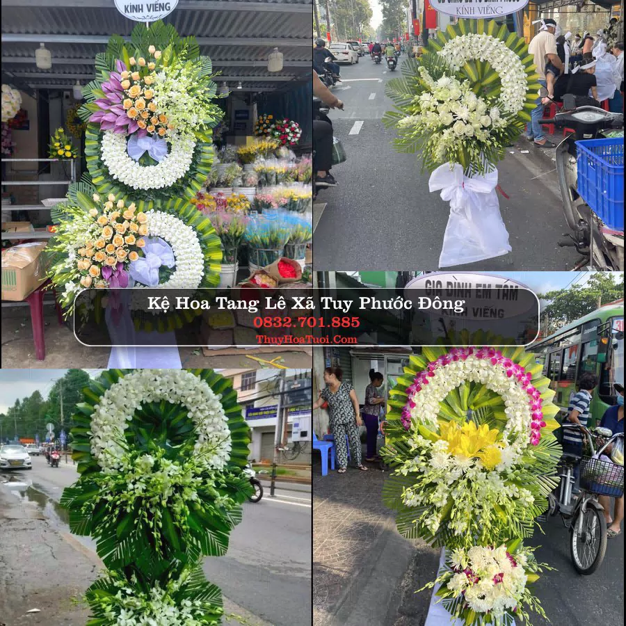 Đặt Hoa Tang Lễ tại Xã Tuy Phước Đông, Gia Lai