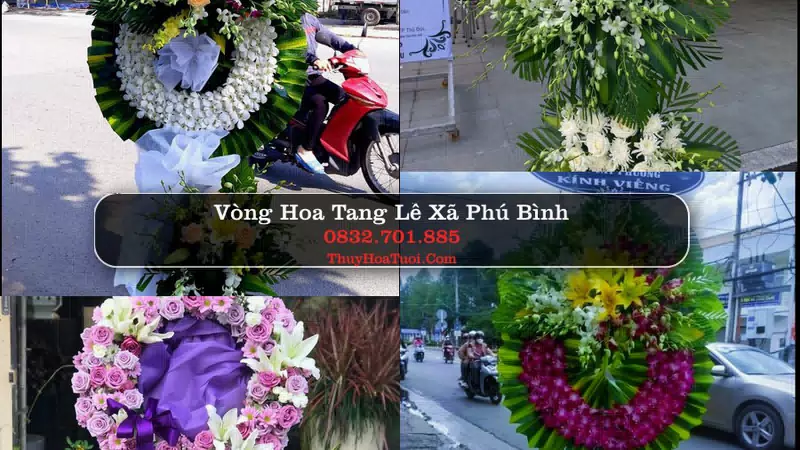 Đặt Vòng Hoa Tang Lễ tại Xã Phú Bình, Thái Nguyên