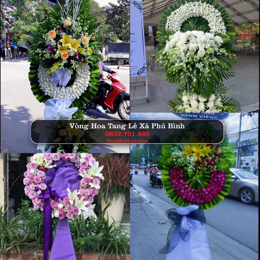 Đặt Vòng Hoa Tang Lễ tại Xã Phú Bình, Thái Nguyên