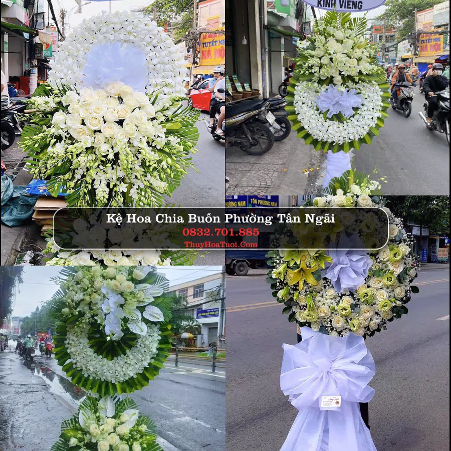 Kệ hoa tang lễ giao tại Phường Tân Ngãi, Vĩnh Long