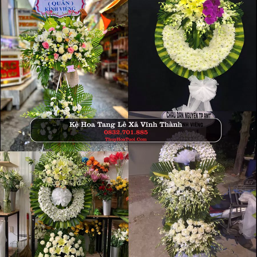 Kệ hoa tang lễ giao tại Xã Vĩnh Thành, Phú Thọ