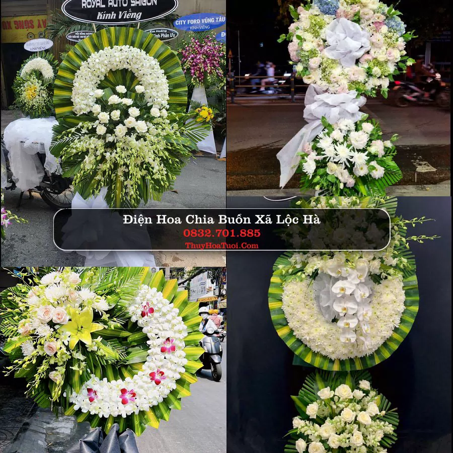 Kệ hoa tang lễ giao tại Xã Lộc Hà, Hà Tĩnh