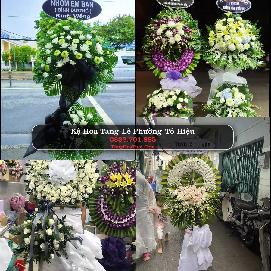 Vòng hoa chia buồn Phường Tô Hiệu - ThuyHoaTuoi.Com