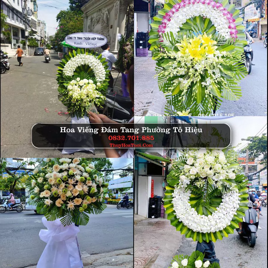 Kệ hoa tang lễ giao tại Phường Tô Hiệu, Sơn La
