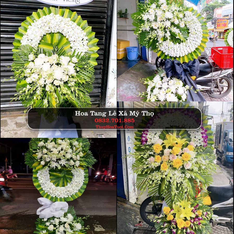 Kệ hoa tang lễ giao tại Xã Mỹ Thọ, Đồng Tháp