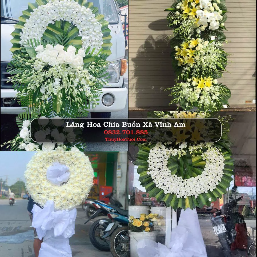 Kệ hoa tang lễ giao tại Xã Vĩnh Am, Hải Phòng