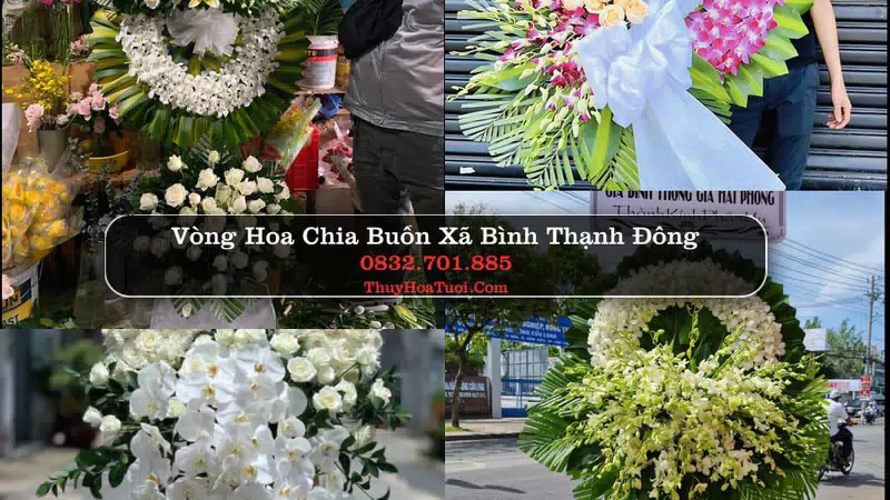 Đặt Vòng Hoa Chia Buồn tại Xã Bình Thạnh Đông, An Giang