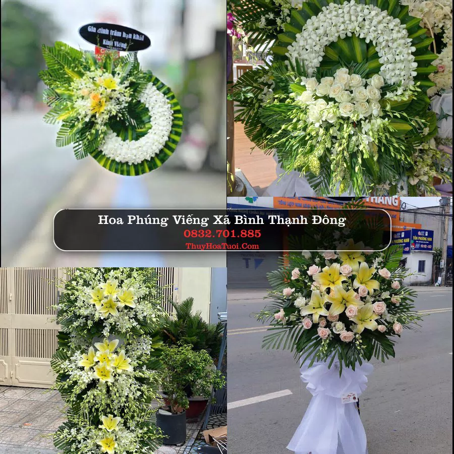 Kệ hoa tang lễ giao tại Xã Bình Thạnh Đông, An Giang
