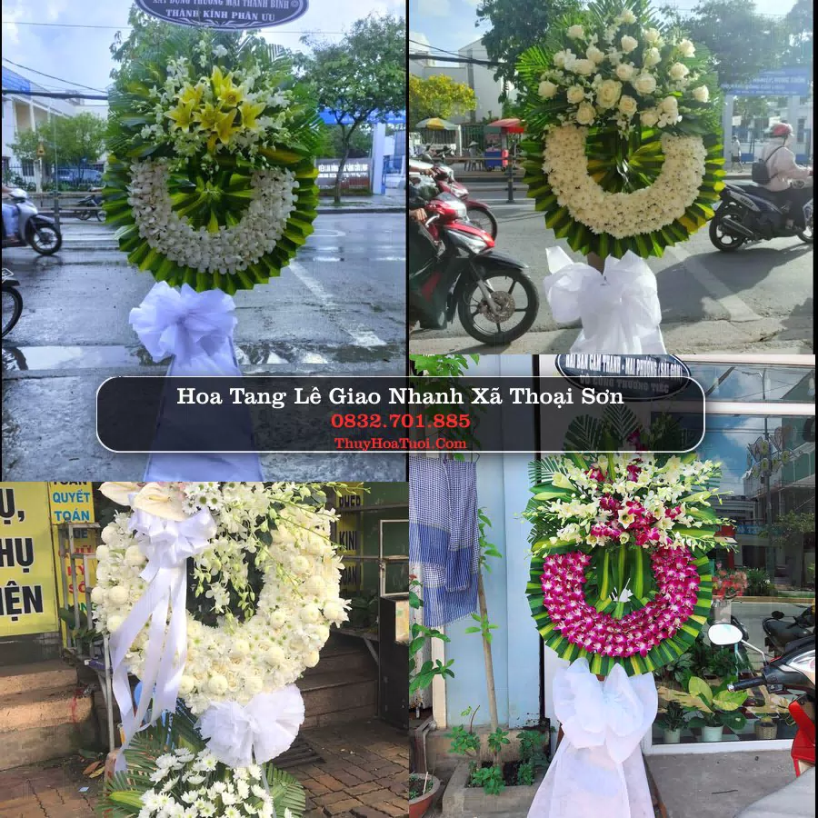 Đặt Vòng Hoa Tang Lễ tại Xã Thoại Sơn, An Giang