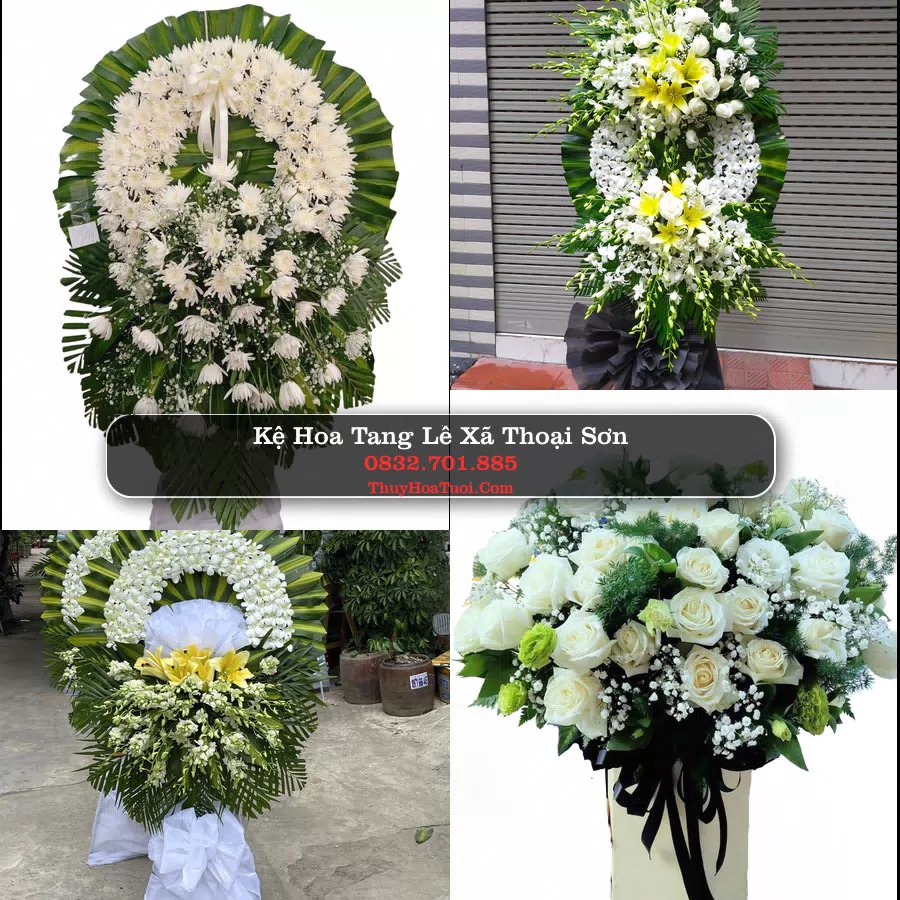 Kệ hoa tang lễ giao tại Xã Thoại Sơn, An Giang