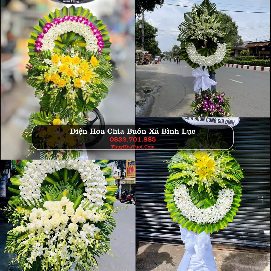 Vòng hoa chia buồn Xã Bình Lục - ThuyHoaTuoi.Com